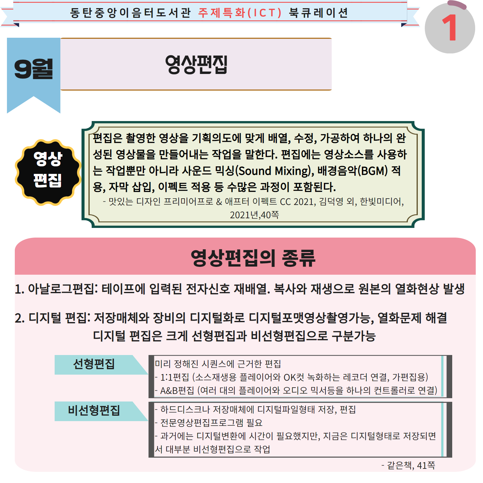 2021년 9월 주제특화 북큐레이션 - 영상편집